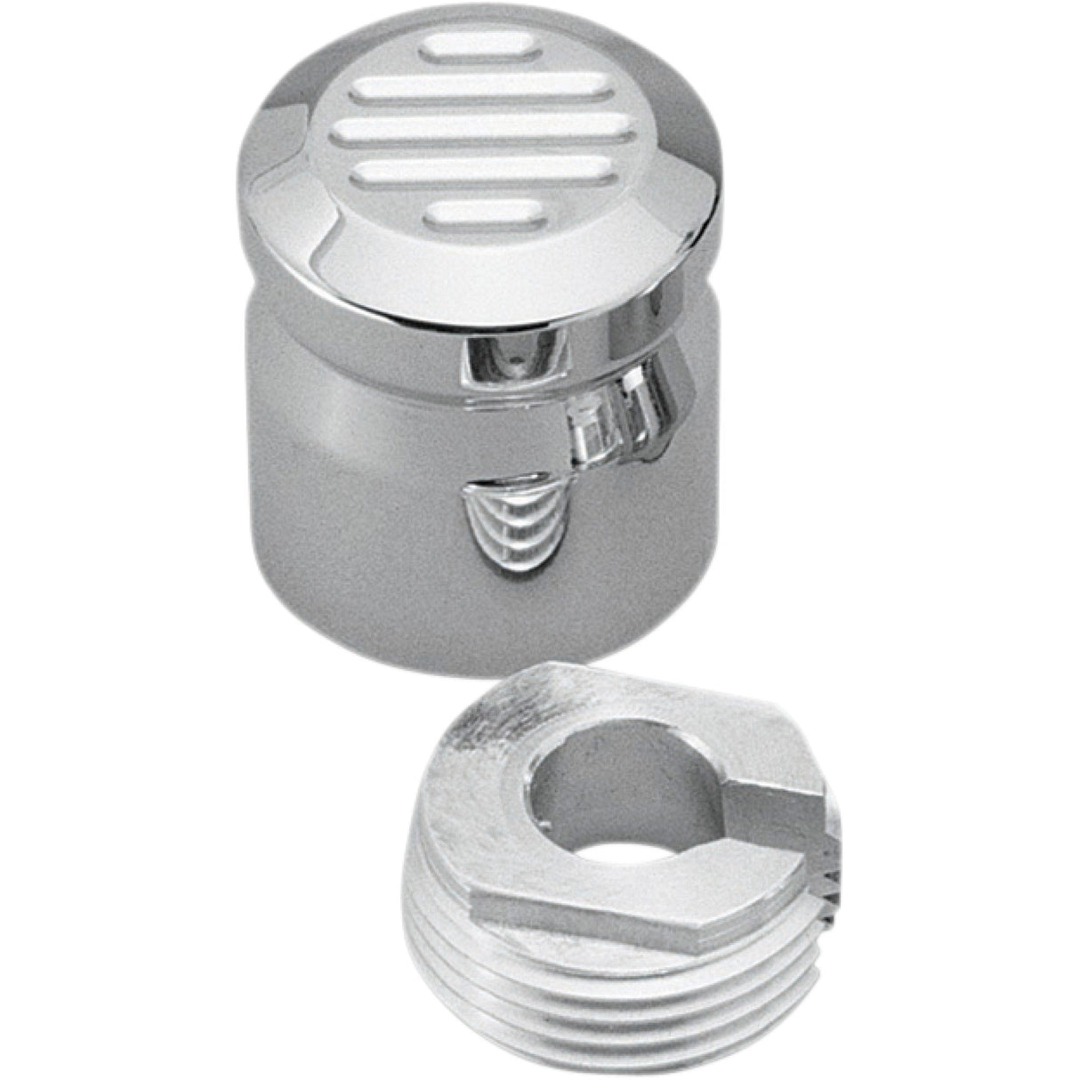 PRO-ONE PERF.MFG. DS-189141 200220 Chrome Billet Choke Cable Knob Cover Choke Knob Cover - Ball-Milled