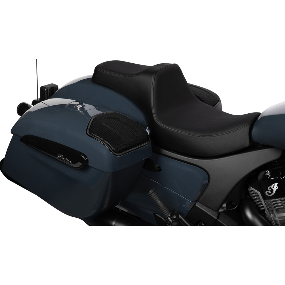 DRAG SPECIALTIES SEATS 0810-2465 Predator III Seat Predator III 2-Up Seat - Vinyl - Smooth - Chieftain '25/Challenger '20-'25