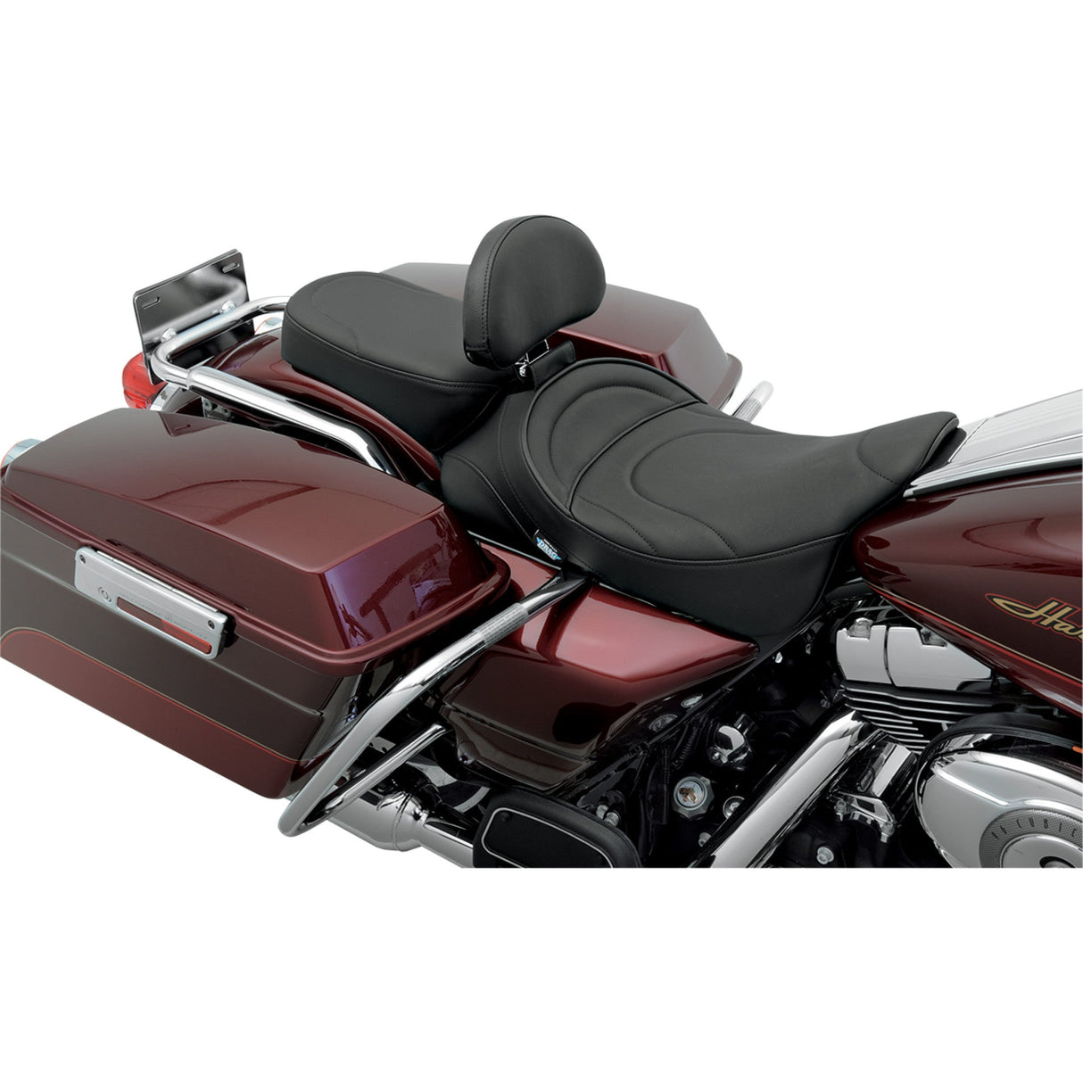 DRAG SPECIALTIES Pillion Pad Seat - Mild Stitched FL '99-'22