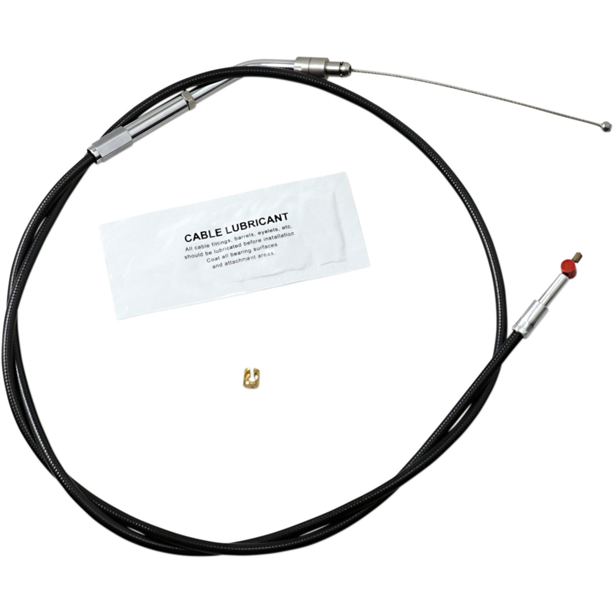 BARNETT 0650-0843 101-30-30041-06 Black Vinyl Throttle/Idle Cable - +6"