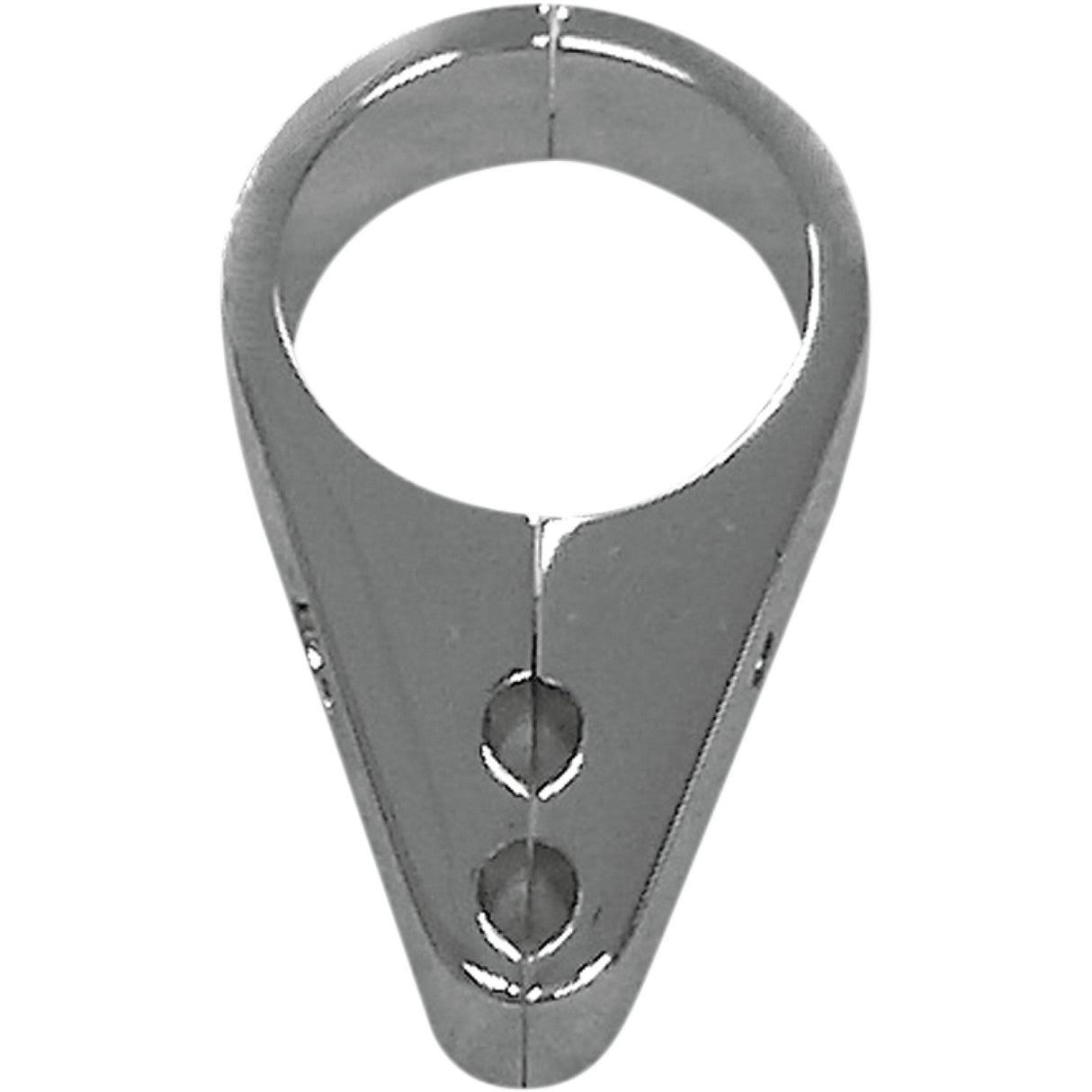 DRAG SPECIALTIES 0658-0041 Cable Clamp dual throttle/idle - 1" - chrome