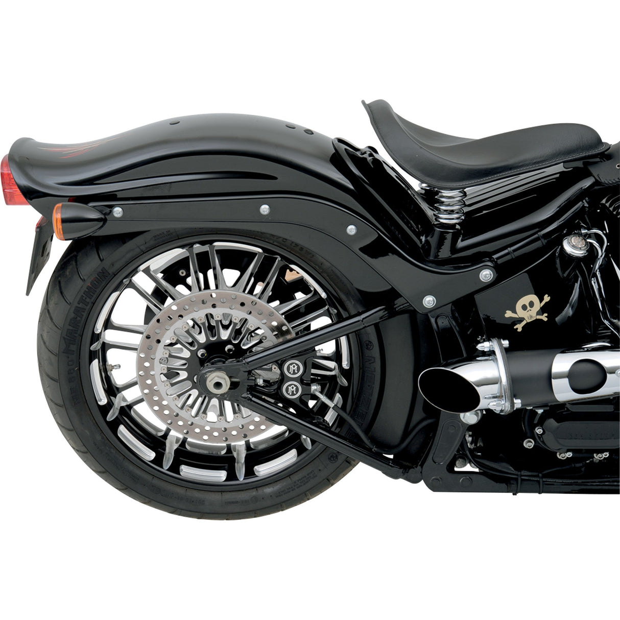 Performance Machine Brake Caliper Kit - 1256-0077-BM For Harley Softail 2008-2017