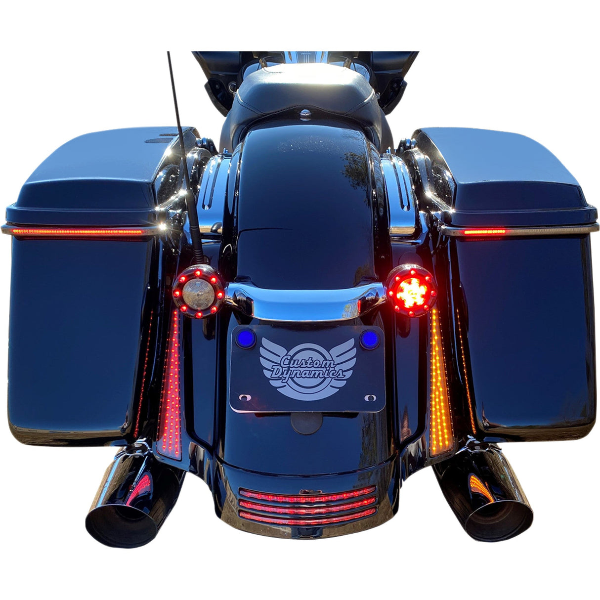 Custom Dynamics Taillight Kit - CD-FASCIADCBCMB For Harley Touring 2006-2025