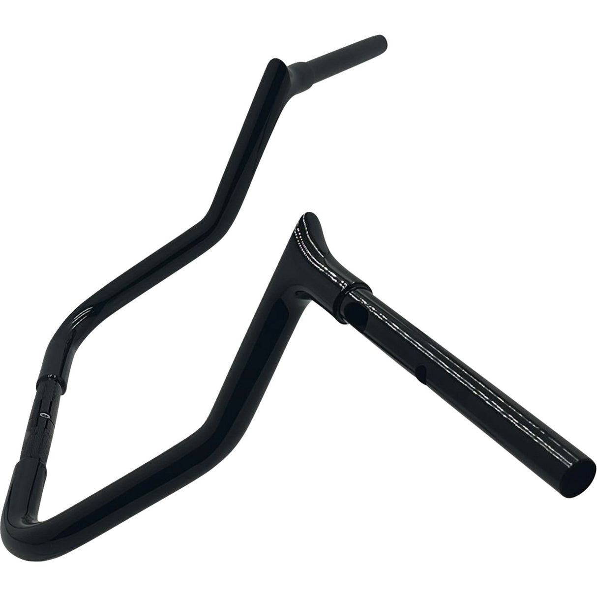 FAT Baggers INC. 1-1/4" EZ Install Pointed Top Handlebar Reduced Reach 13" Black - 945013-B For Harley Street Glide 2023-2026