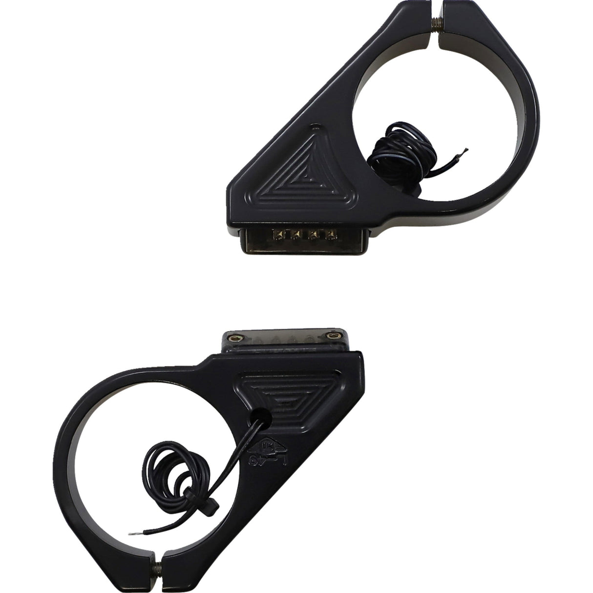 JOKER MACHINE 2020-2001 05-305-1 Fork Mount Turn Signals - 49 mm - Amber - Black