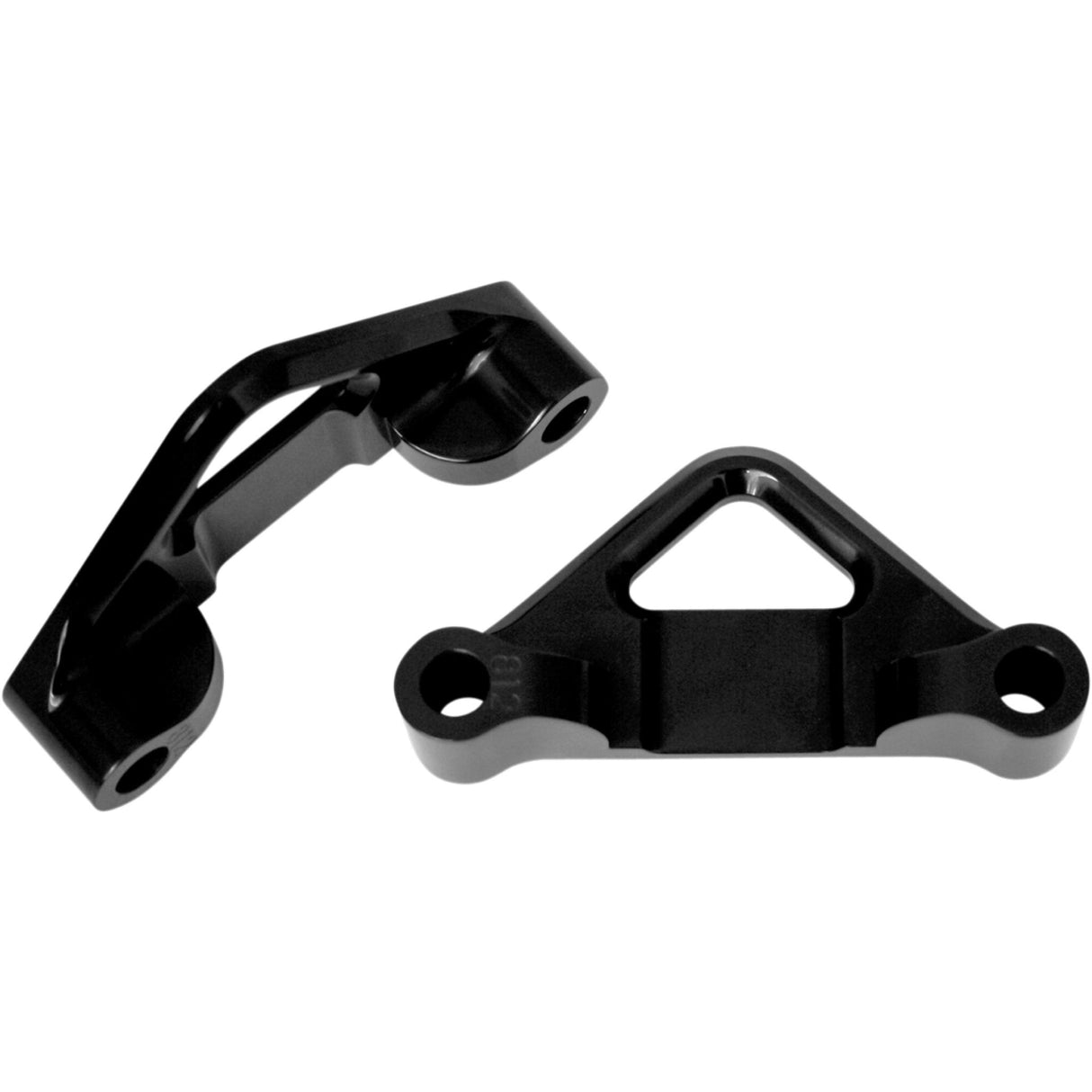 ACCUTRONIX 1410-0062 TFS41-EMF812B Fender Spacers for Hot/Bagger Legs Hot Legs/Bagger Legs Fender Spacers - Black - 0.8125" Spacer - For 6-3/8" Width Fender