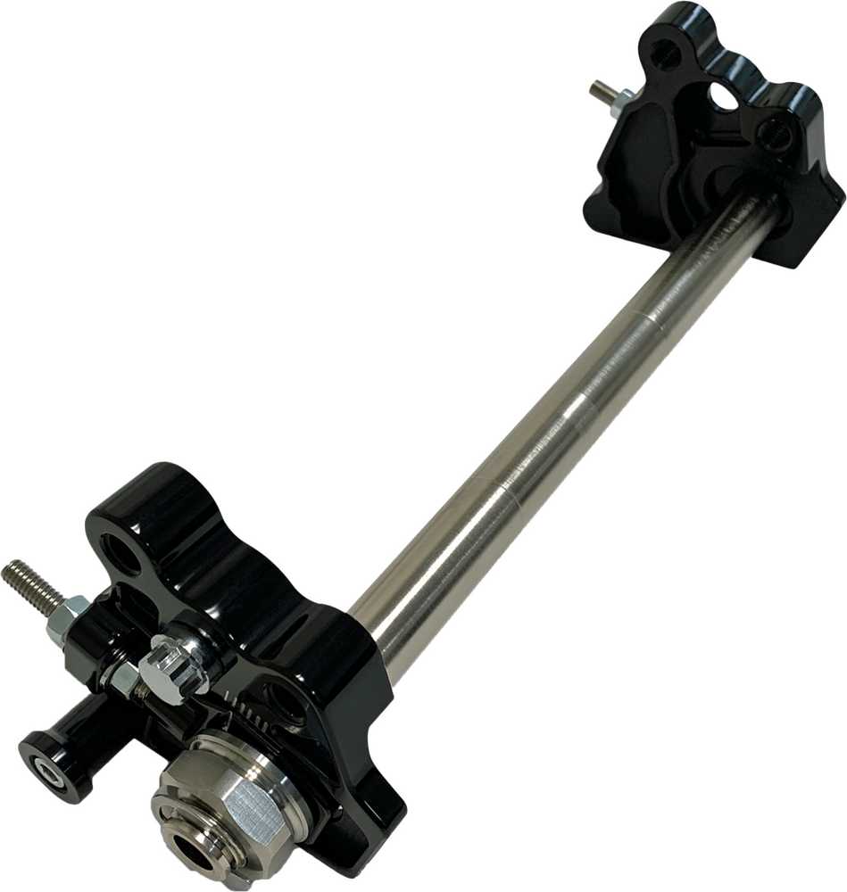 Hawg Halters Inc Rear Axel Adjuster With Shock Relocator `09 - AXADJ-A01-AS For Harley Motorcycles 2009-2026