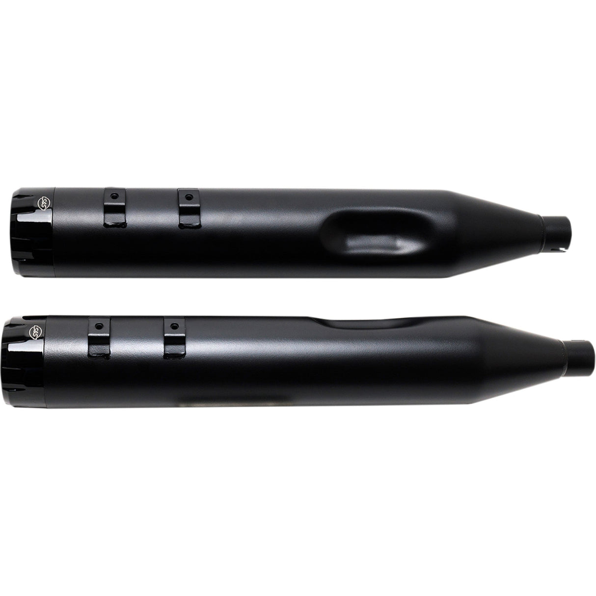 S&S Cycle 4-1/2" MK45 Performance Mufflers Black With Black Thruster - 550-0621 For Harley Touring 1995-2016