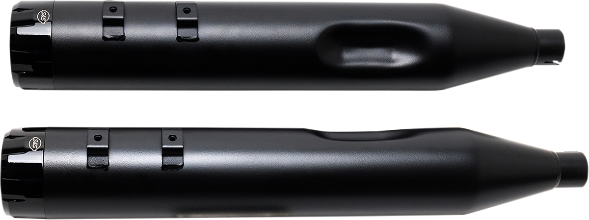 4-1/2" MK45 Performance Mufflers - Black with Black Thruster - 1801-0849
