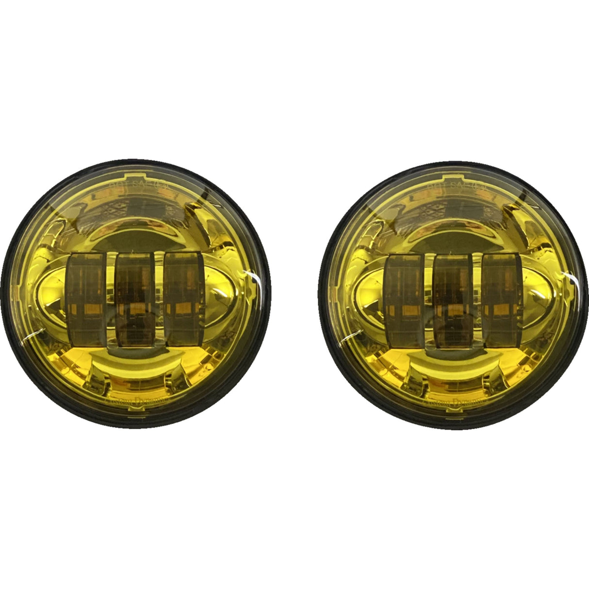 Custom Dynamics LED Passing Lamps LED Yellow - CD-45-Y For Harley Motorcycles 1983-2025