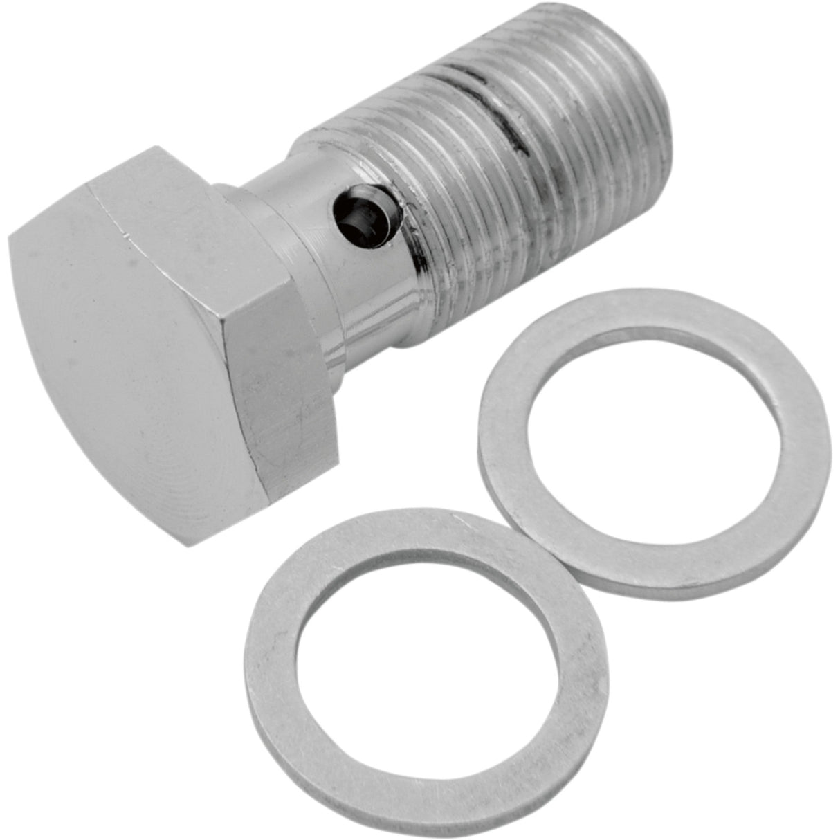 DRAG SPECIALTIES DS098115 Universal Chrome Steel Banjo Bolt Banjo Bolt - 7/16-24