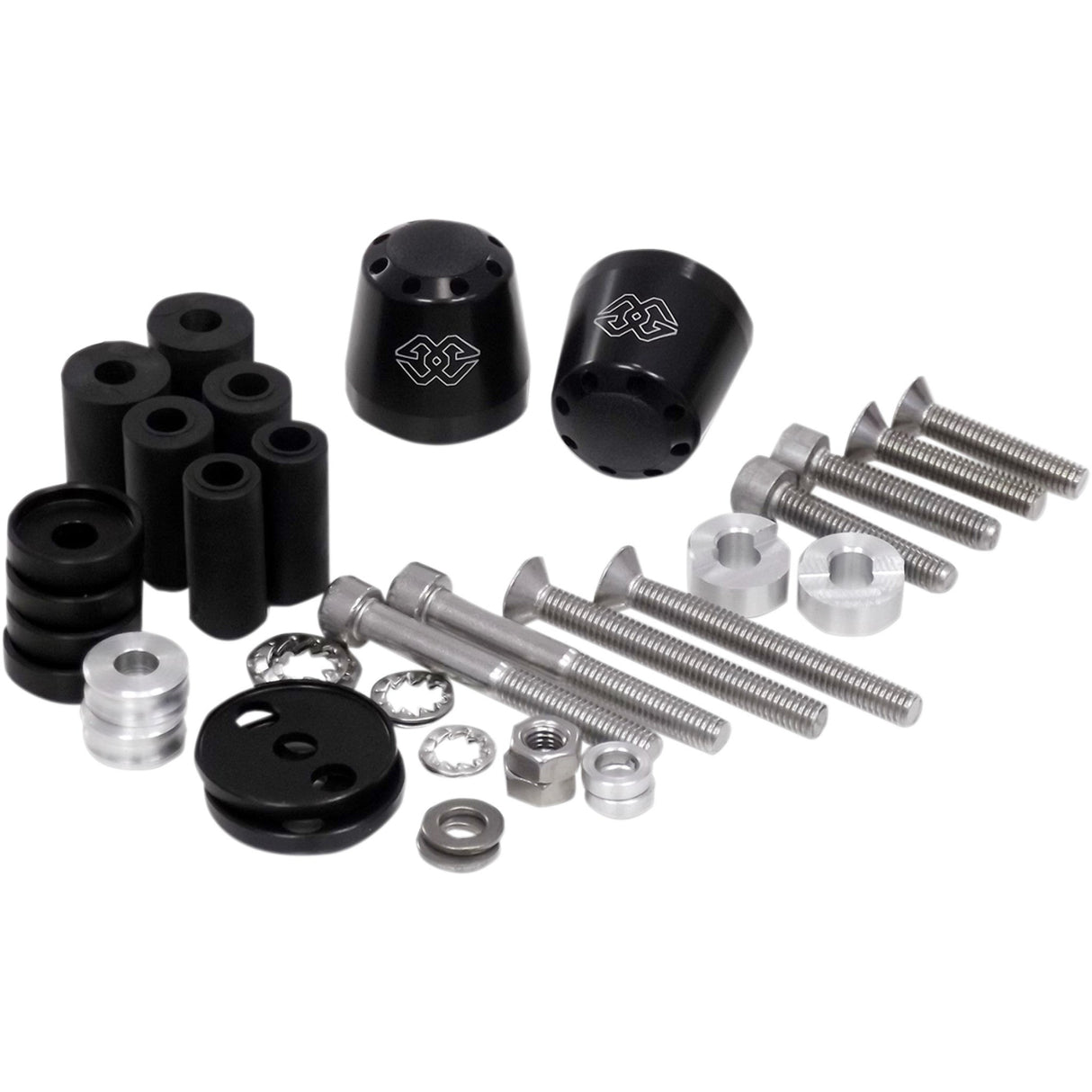 Gilles Tooling Bar-End Weights Cone Black - LG-CO-22-B For Ducati Motorcycles 1994-2024 | Honda Motorcycles 1986-2024 | Suzuki Motorcycles 1981-2024