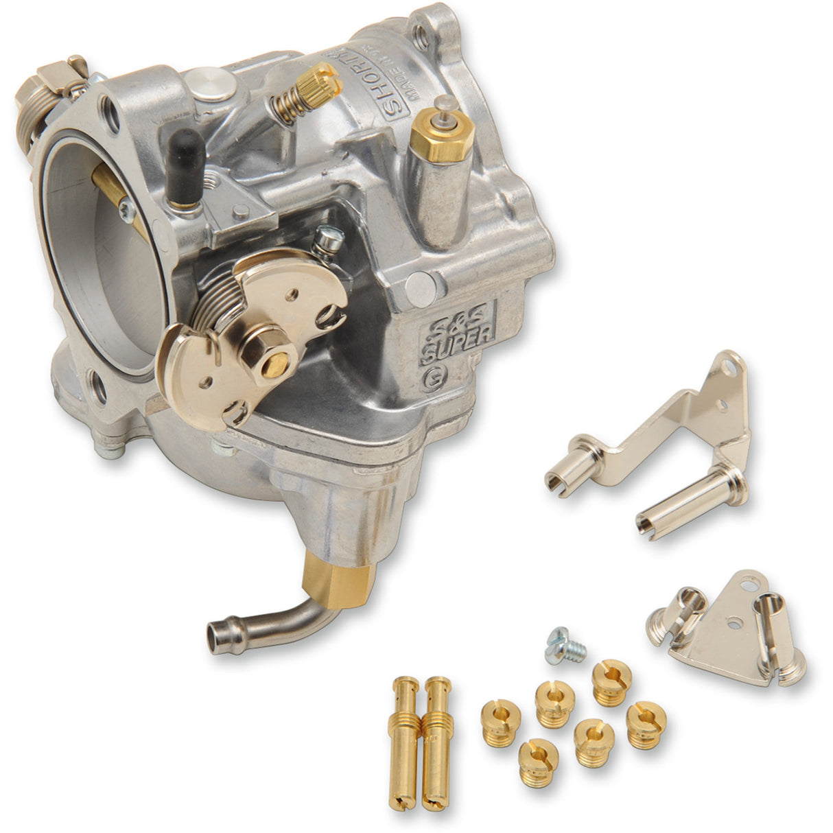 S&S Cycle Super G Carburetor Standard Bore Natural - 11-0421 For Harley Motorcycles 1957-2006