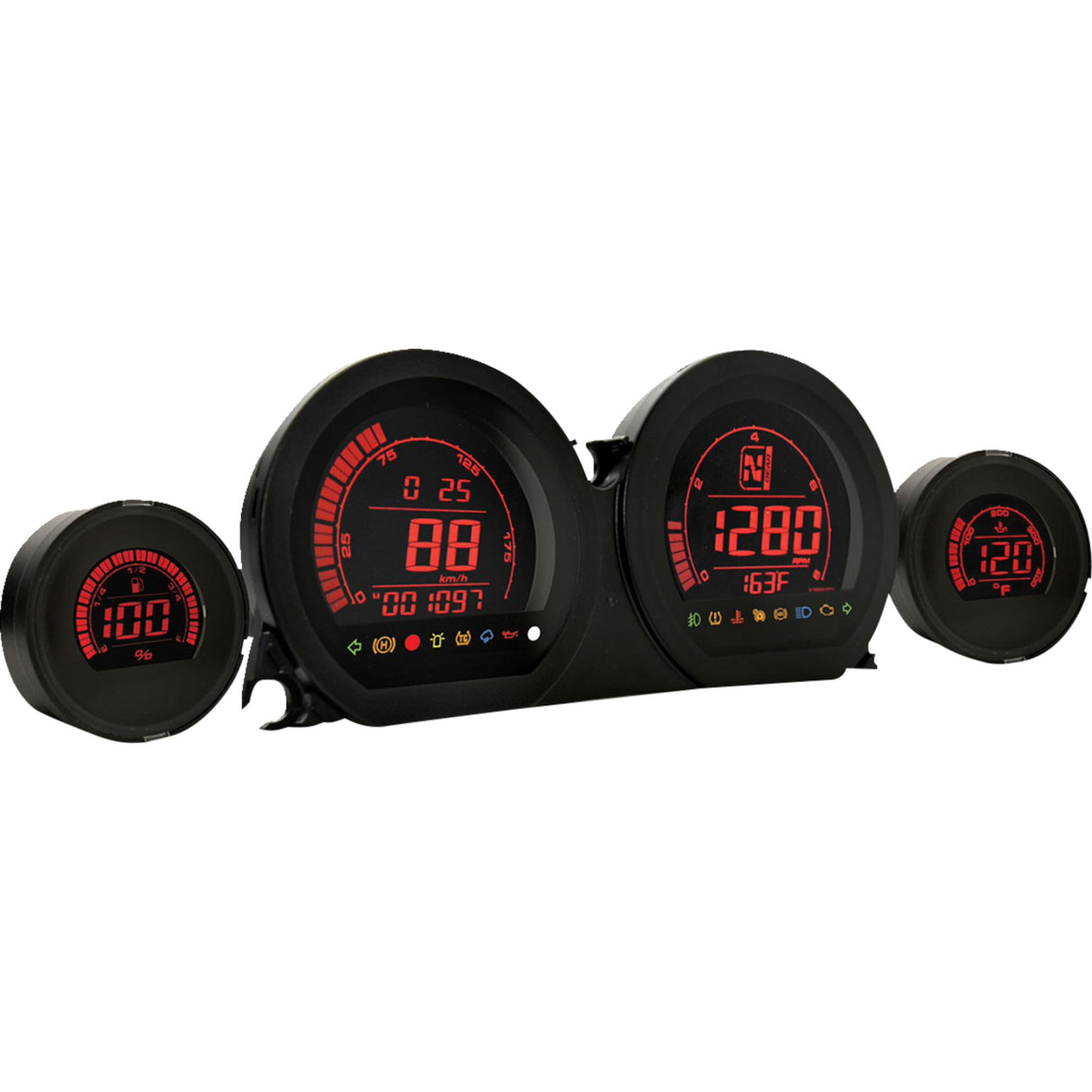 Koso North America HD-03 Gauge Kit - BA064902 For Harley Touring 2014-2023