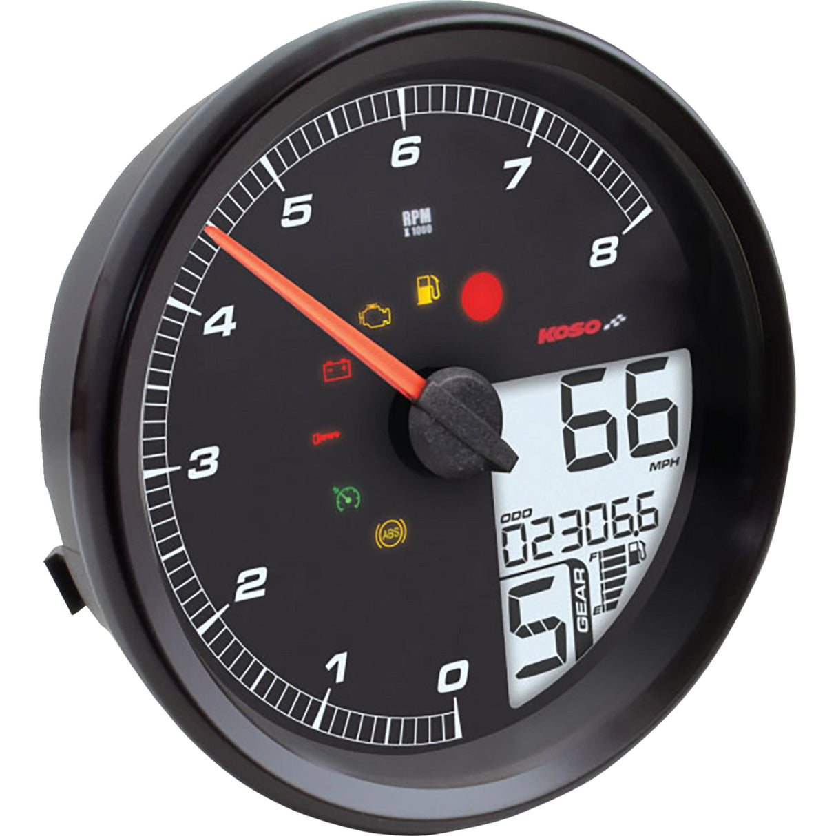 Koso North America HD-05 Gauge - BA072110 For Harley Motorcycles 2004-2013
