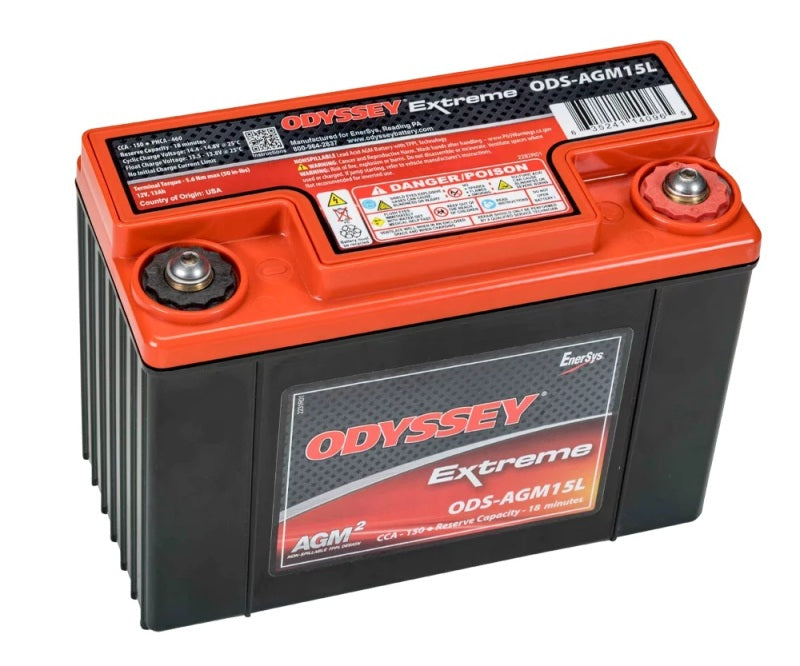 Odyssey Battery Powersport Extreme AGM Battery (PC545) - ODS-AGM15L For Harley Motorcycles 1986-2019 | Ski-Doo Snowmobiles 2014-2021