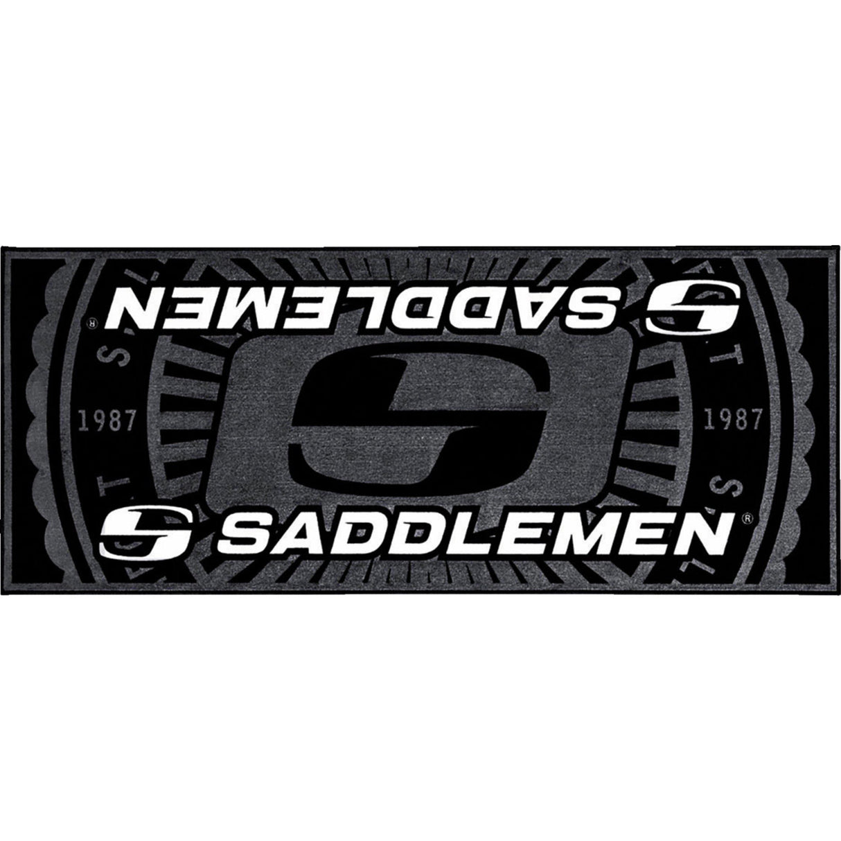 SADDLEMEN 9905-0243 FM-002 Branded Floor Mat Floor Mat - 78.5" x 31.5"
