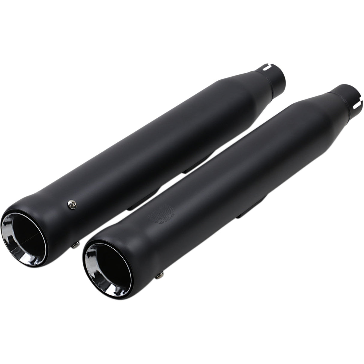 Cobra Neighbor Hater Slip-On Mufflers 3" Raven Black Fat Boy - 6041B For Harley Softail 2007-2017