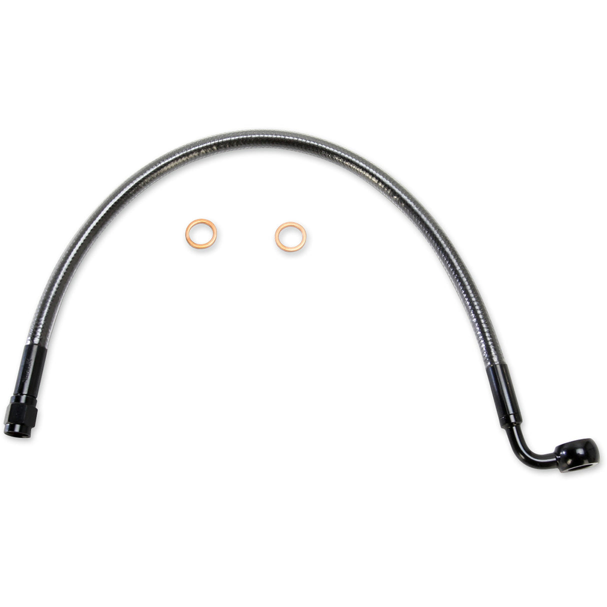 MAGNUM SHIELDING 1741-4095 AS47234 Alternate Length Designer Series ABS-Specific Front Brake Line Kit - 10 mm-90° - 34" - Black Pearl