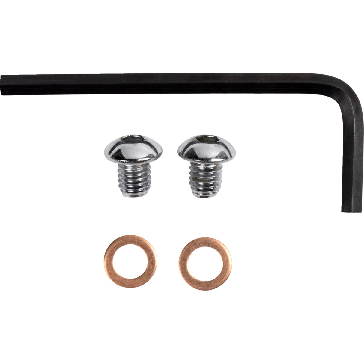 Gardner-Westcott Fork Drain Plugs Fork Button-Head Chrome 41 Mm - C-74-45B For Harley Motorcycles 1977-2017
