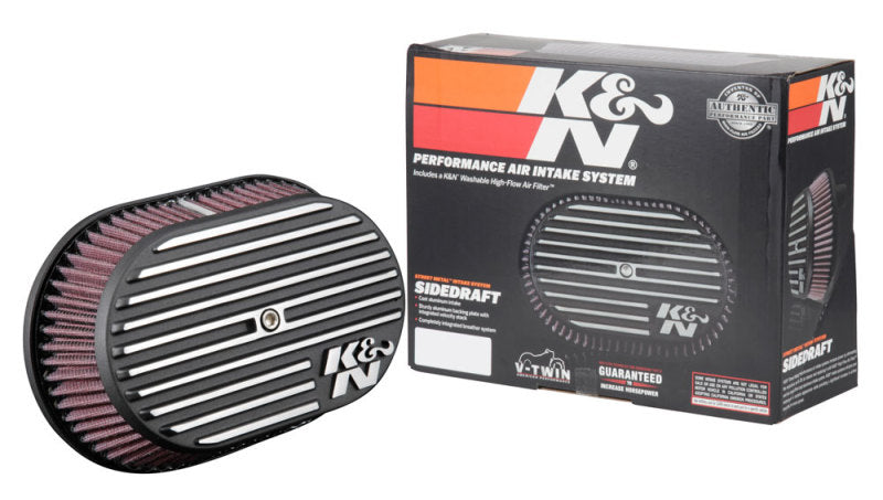 K & N Engineering Street Metal Intake System Davidson Road King F I 88cl Side Draft Dyna Softail - RK-3953 For Harley Motorcycles 2001-2017