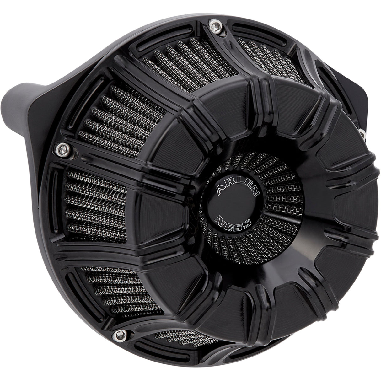 ARLEN NESS 1010-2648 600-010 Inverted Series Air Cleaner Kit — 10 Gauge - Black