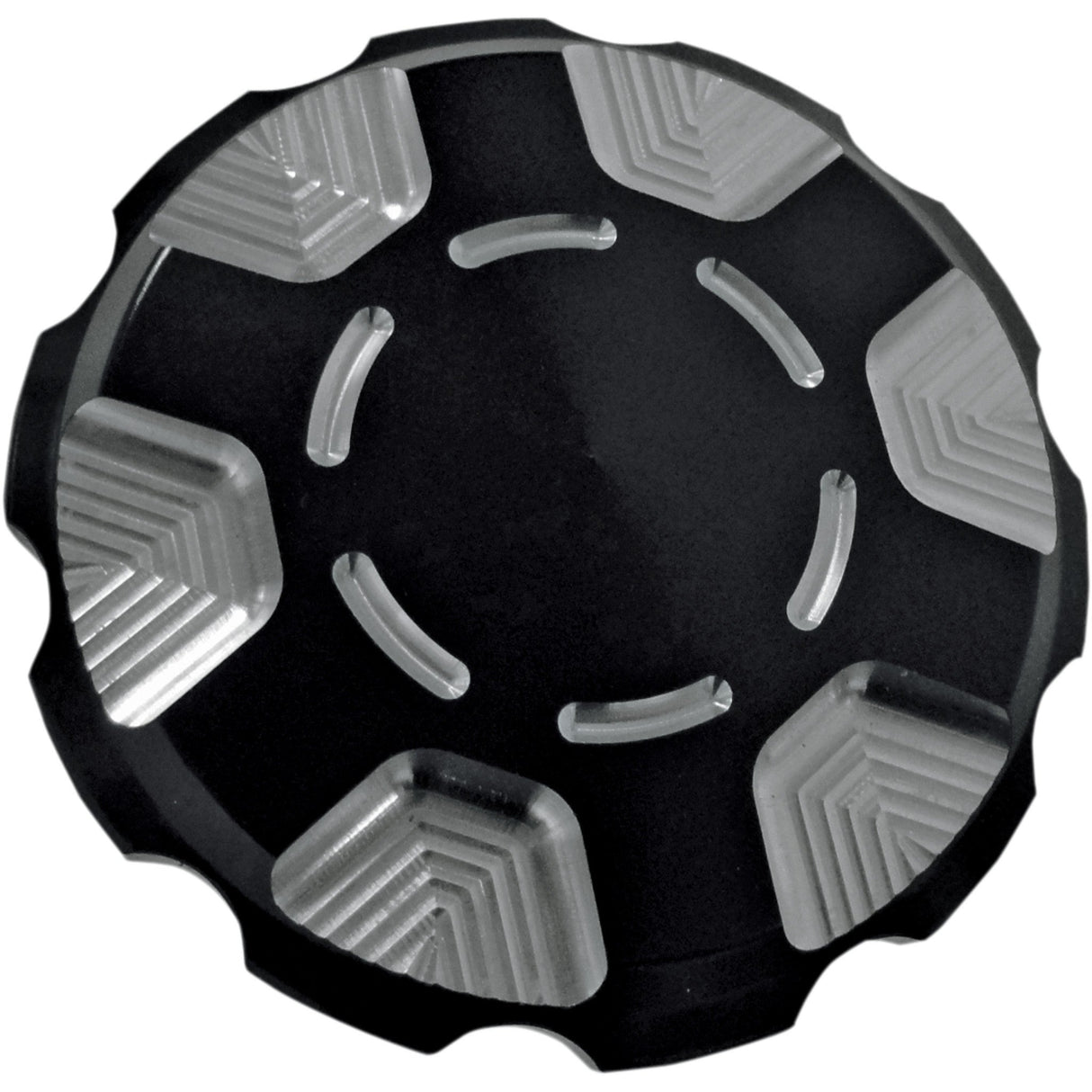 JOKER MACHINE 0703-0354 10-443B Gas Cap — Techno - Black - Harley-Davidson