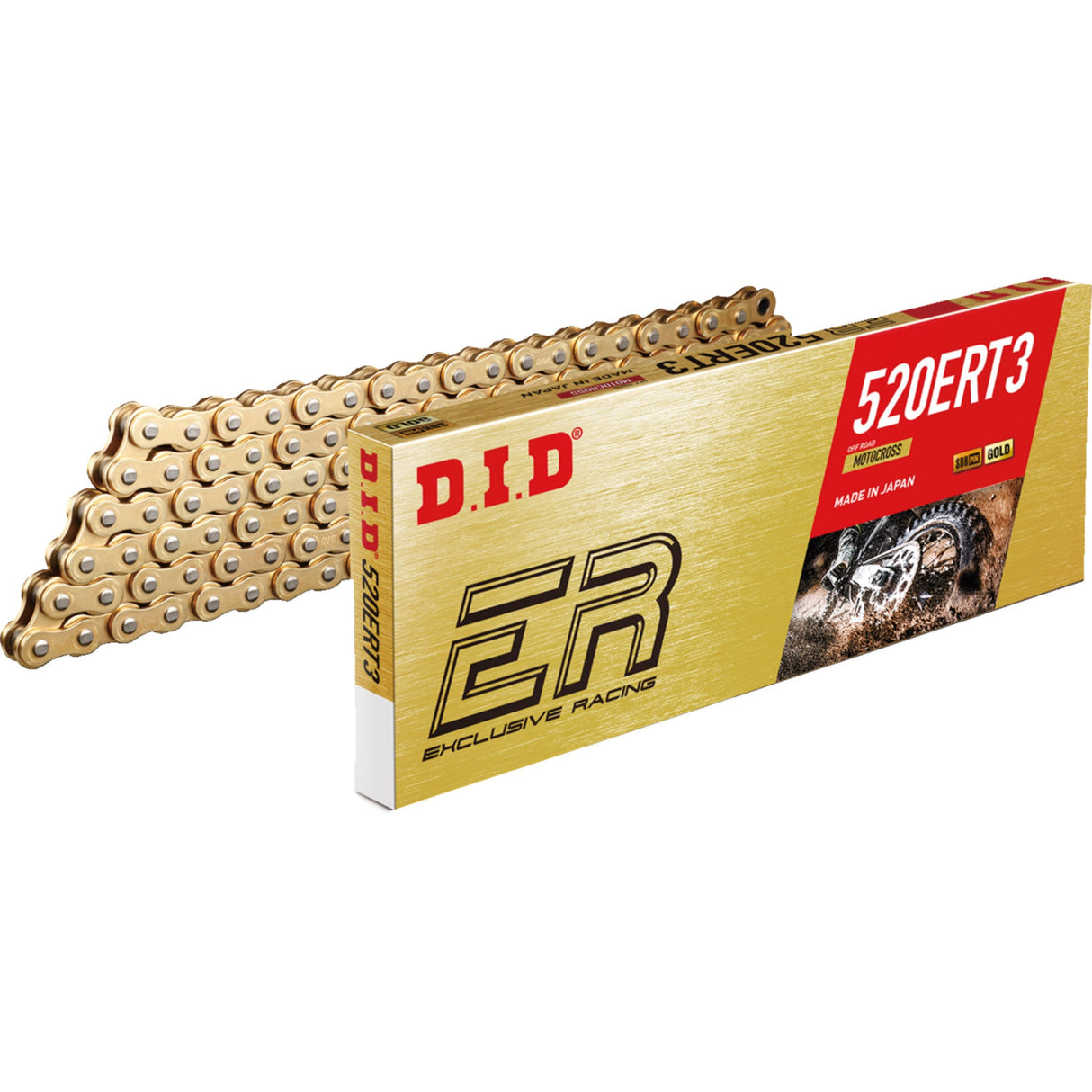 DID 1221-0275 M520ERT3120RB 520 ERT3 Chain 520 ERT3 - Drive Chain - 120 Links