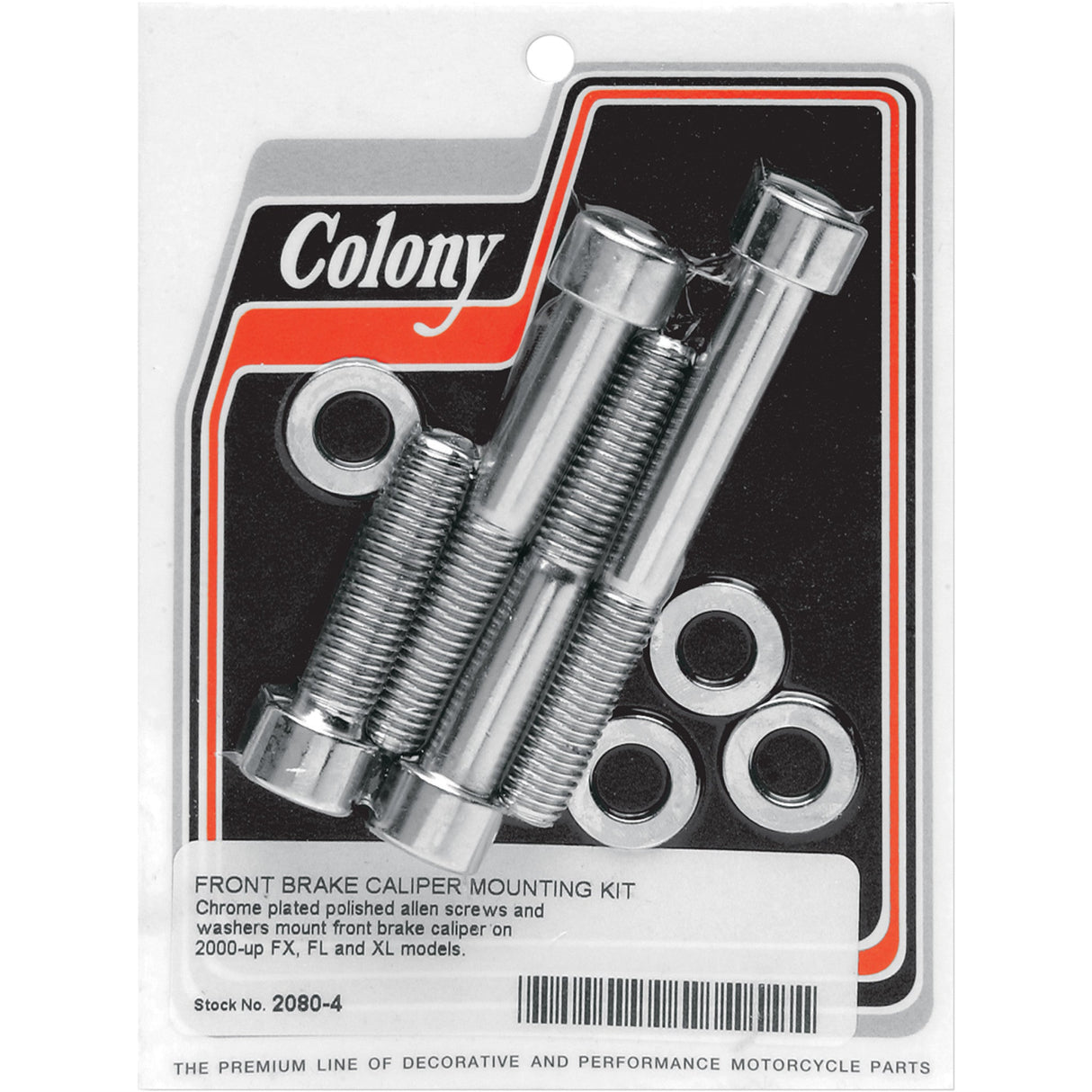 COLONY 2401-0123 2080-4 Bolt Kit caliper - front