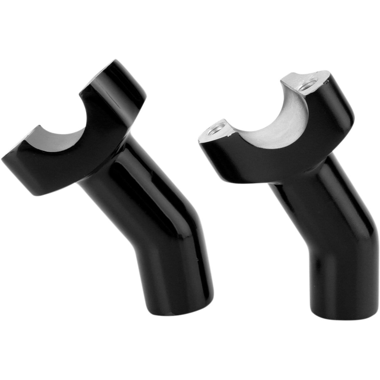 DRAG SPECIALTIES 0602-0413 Forged Aluminum Handlebar Risers pullback - 3-1/2" - black