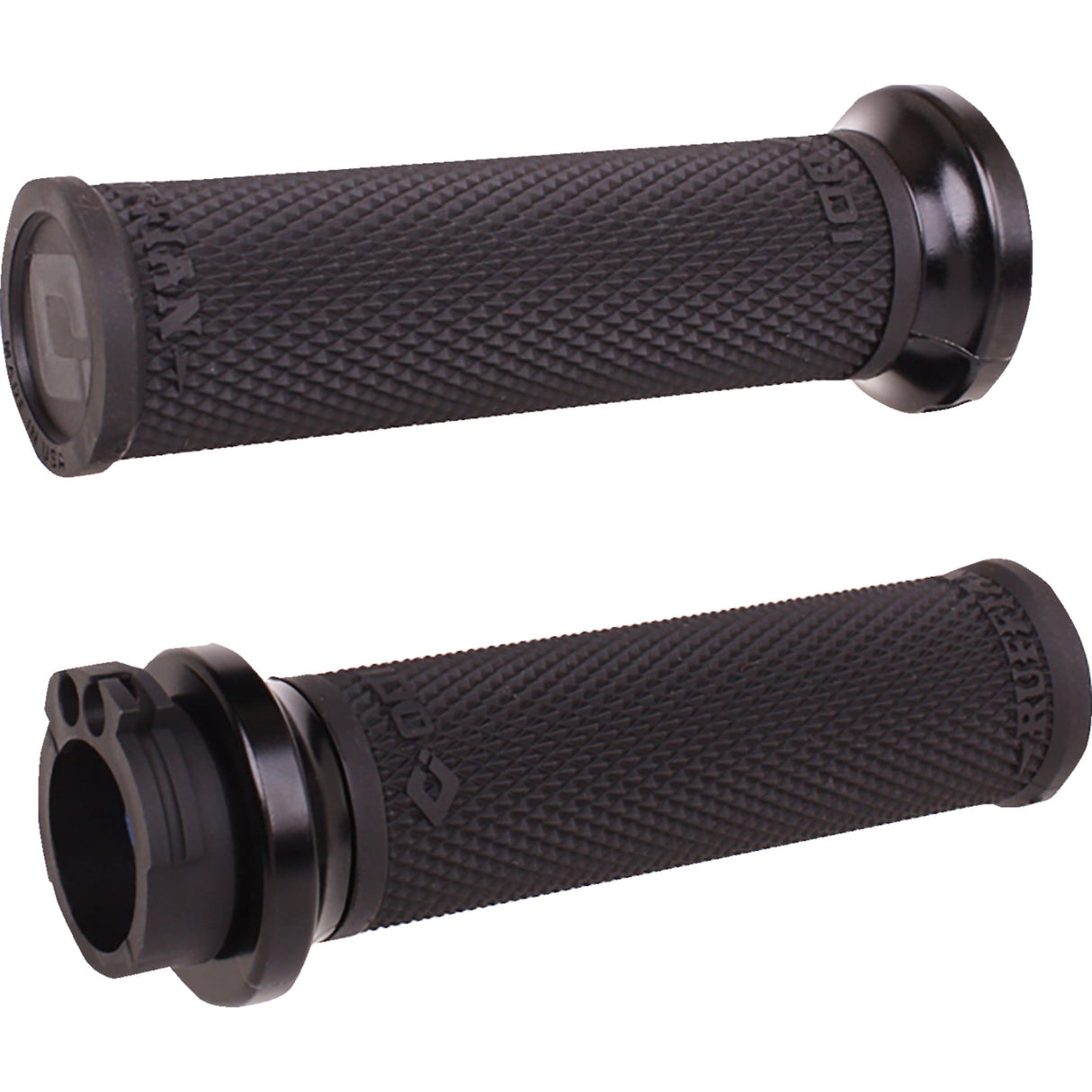 ODI Ruffian Lock-On Street Grips Cable Black - V30HCWB-B For Harley Motorcycles 1984-2022