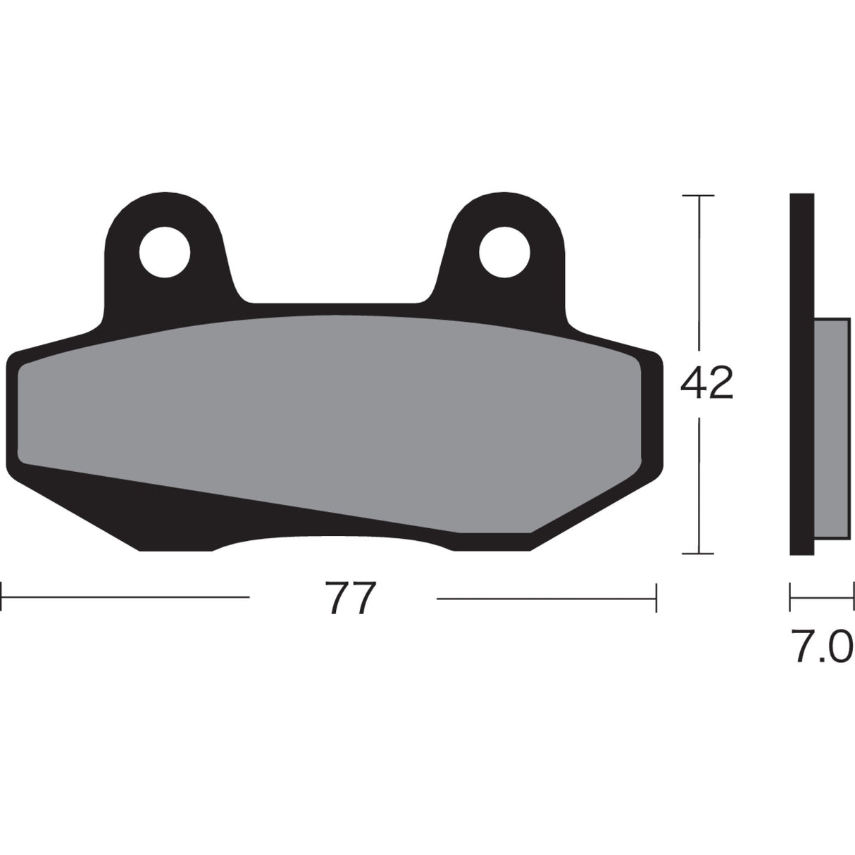 VESRAH VD-131 VD-131 Semi-Metallic Brake Pads