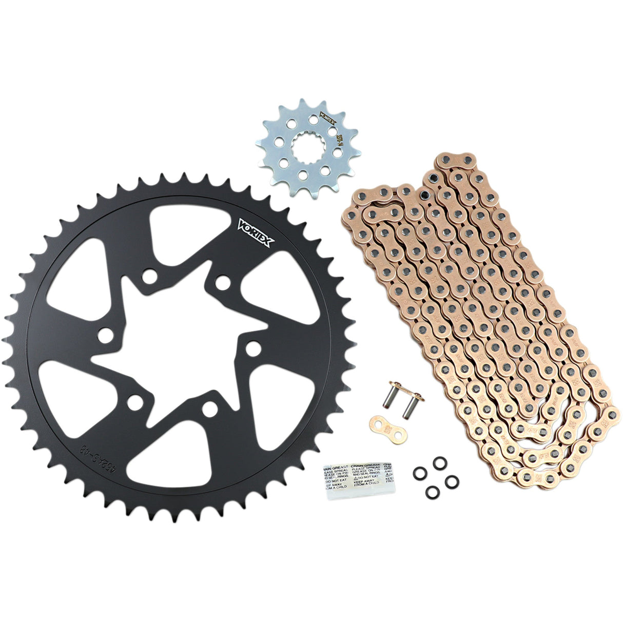 VORTEX 1230-1161 CKG6392 HFRS 520 Steel Chain Kit Steel Chain Kit - Gold