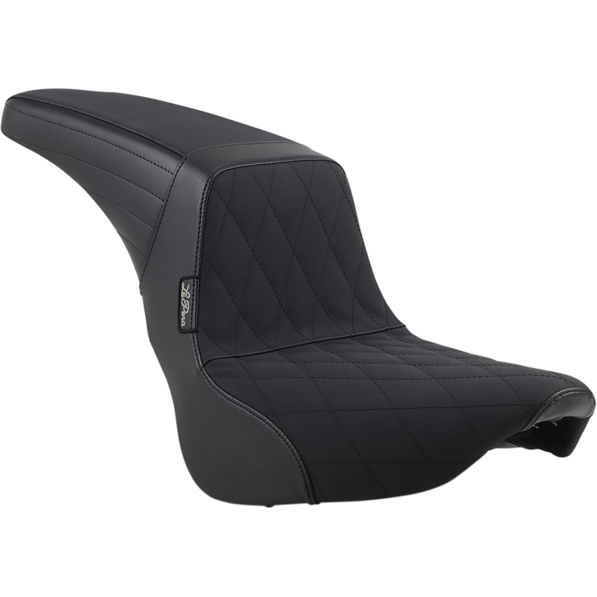 LePera Kickflip Seat — Diamond With Gripp Tape Black - LYR-590DMGP For Harley Softail 2018-2023