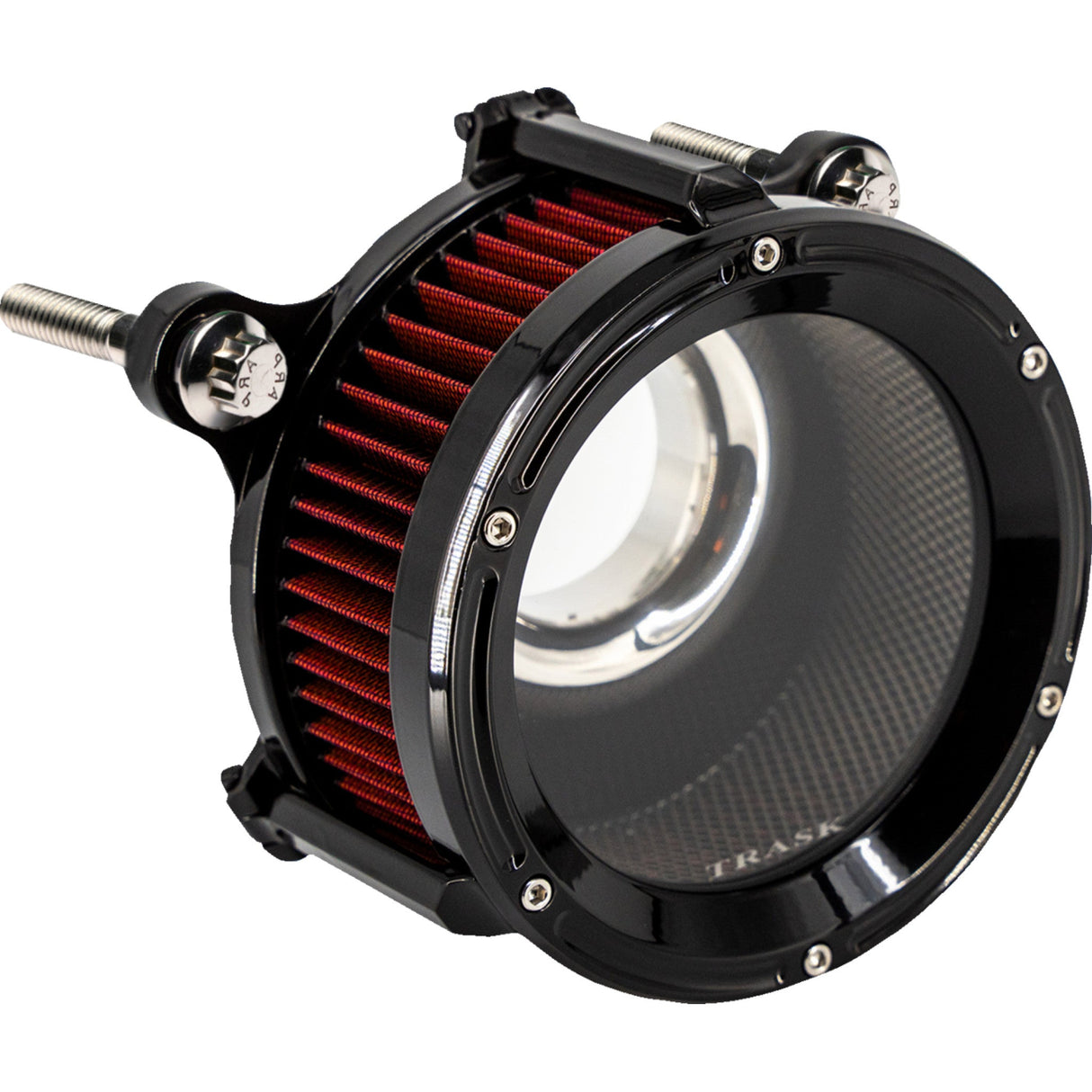 Trask Assault Charge High-Flow Air Cleaner Kit Gloss Black - TM-1024GBK For Harley Touring 2023-2026