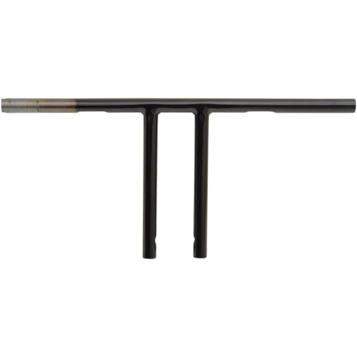 DRAG SPECIALTIES 0601-4222 1" T-Bar dimpled - straight - 10" - black