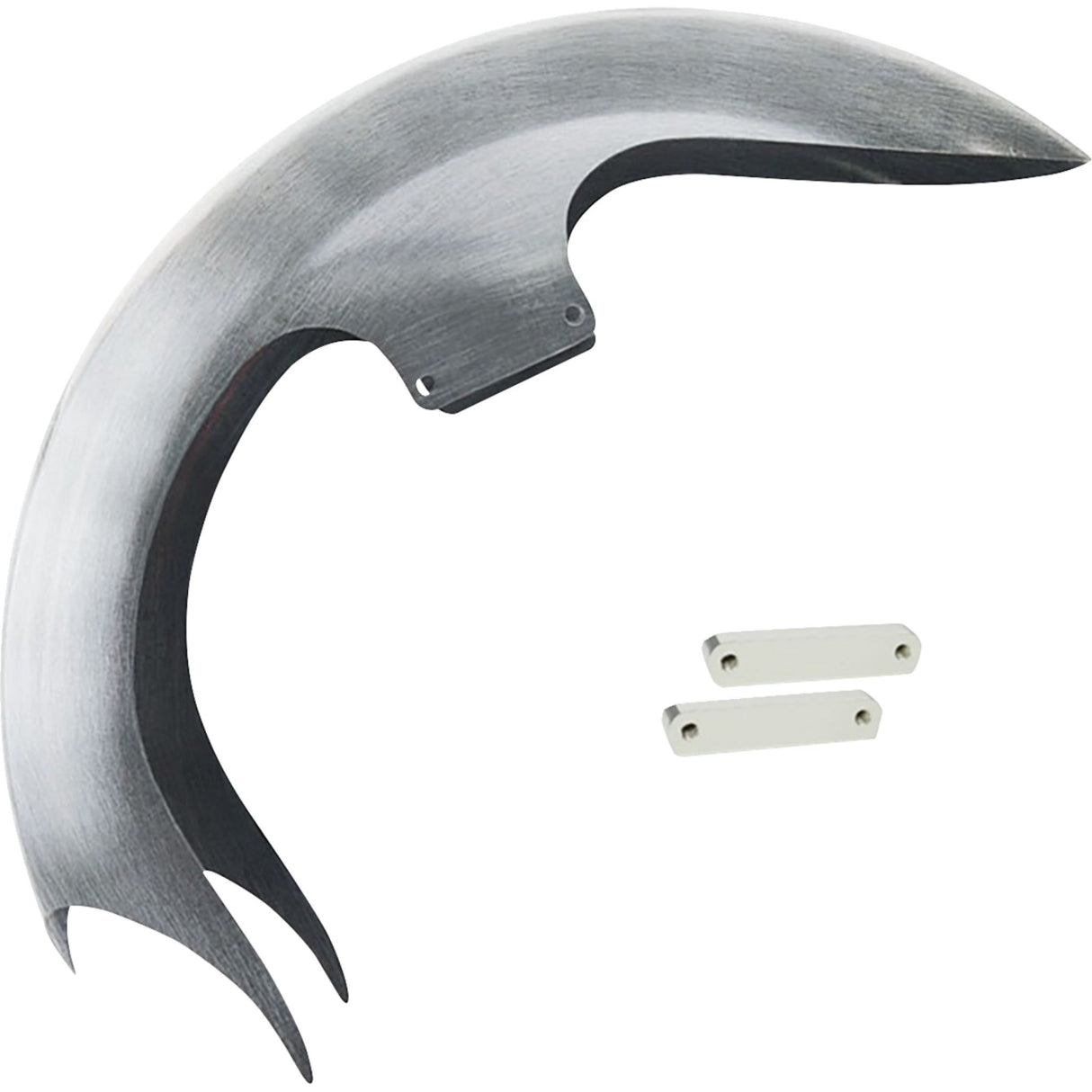 Paul Yaffe Bagger Nation Steel Talon Front Fender 23" Wheel With Chrome Adapters HD Touring - TALON23-14L-C For Harley Touring 2014-2026