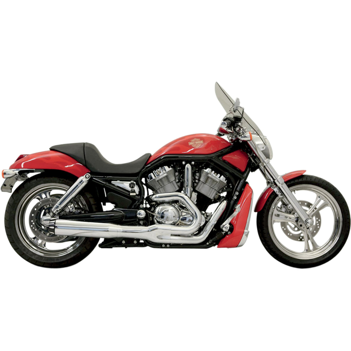 Bassani Xhaust Road Rage II B1 Power 2-Into-1 Exhaust System - 1V18R For Harley -Rod 2002-2005