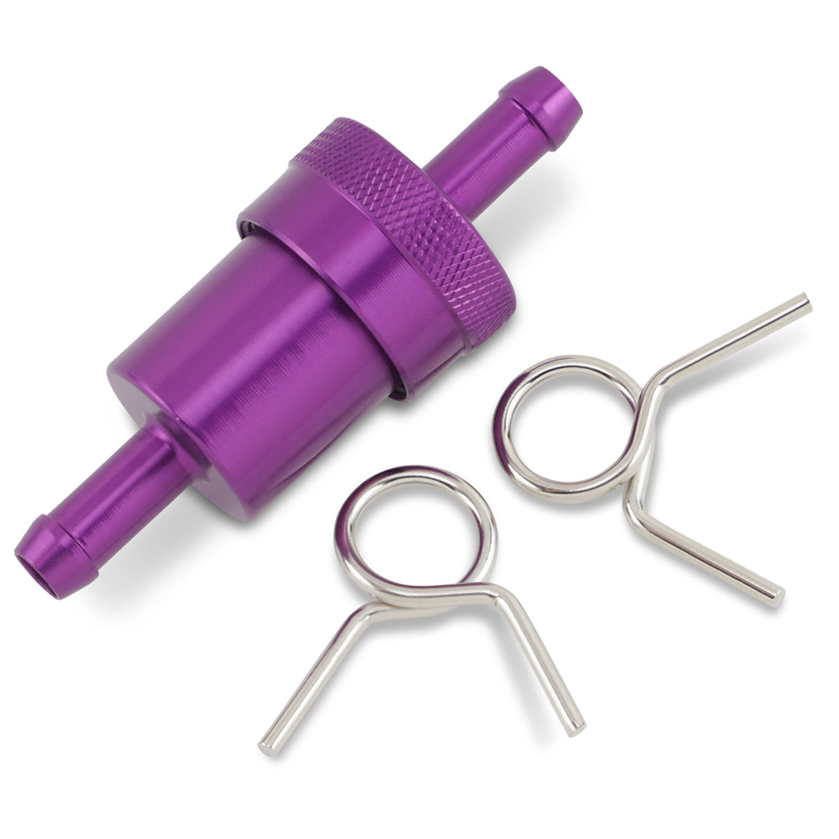 EMGO 14-34433 14-34433 Anodized Aluminum Fuel Filter purple - 5/16"