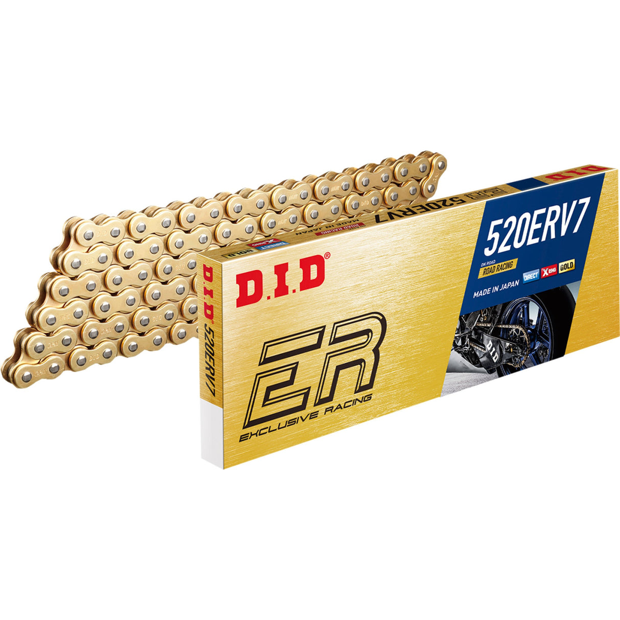 DID 1223-1457 M520ERV7120ZB 520 ERV7 Chain 520 ERV7 - Drive Chain - 120 Links