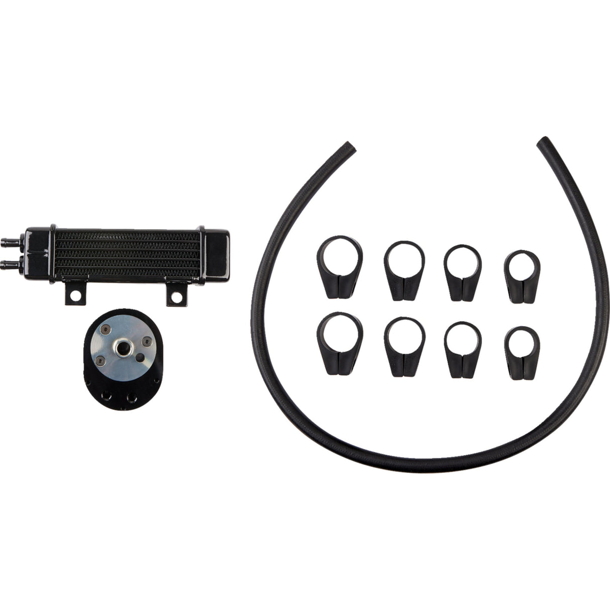 Jagg Slimline Oil Cooler - 750-1200-0323 For Harley Motorcycles 1984-2017