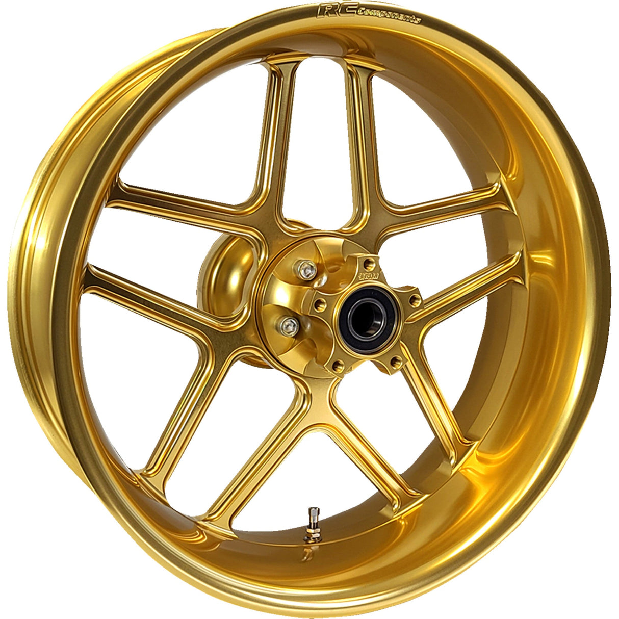 RC COMPONENTS 0202-2222 176-140G-RC Laguna Wheel - Rear - Single Disc/without ABS - Gold - 17x6.25