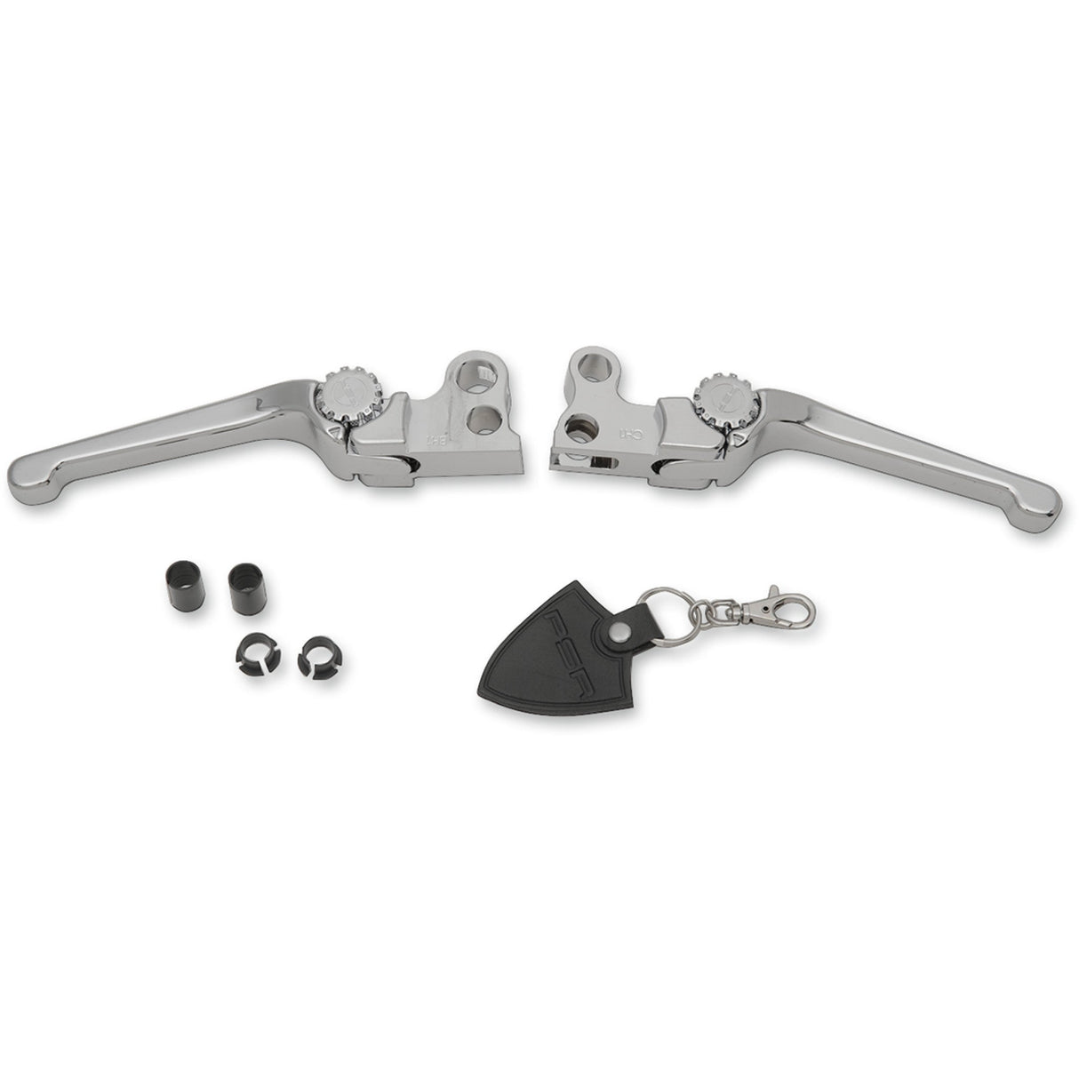 Psr Anthem Lever Set - 12-00650-20 For Harley Motorcycles 1982-1995