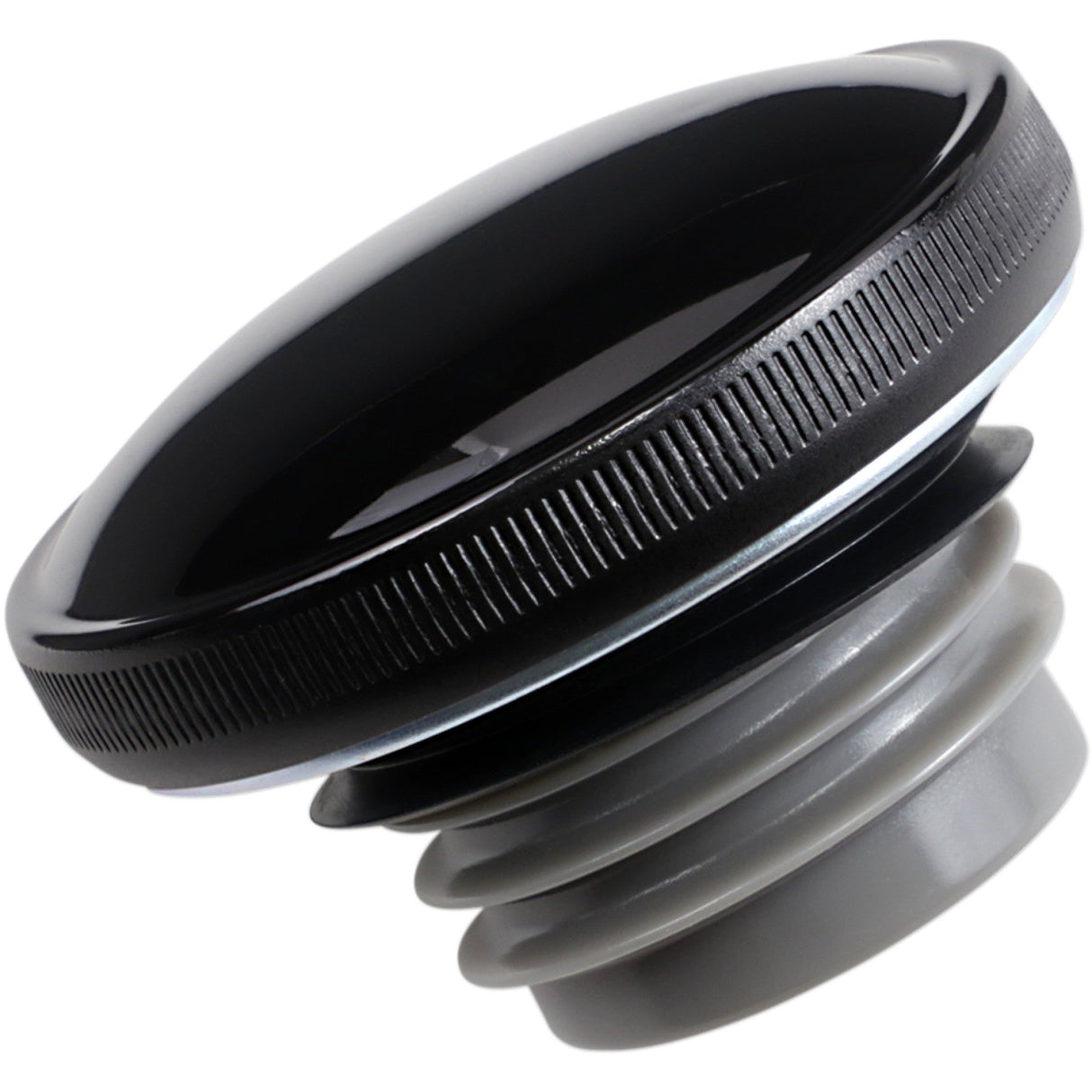 DRAG SPECIALTIES 0703-0817 Screw-In Gas Cap vented - gloss black