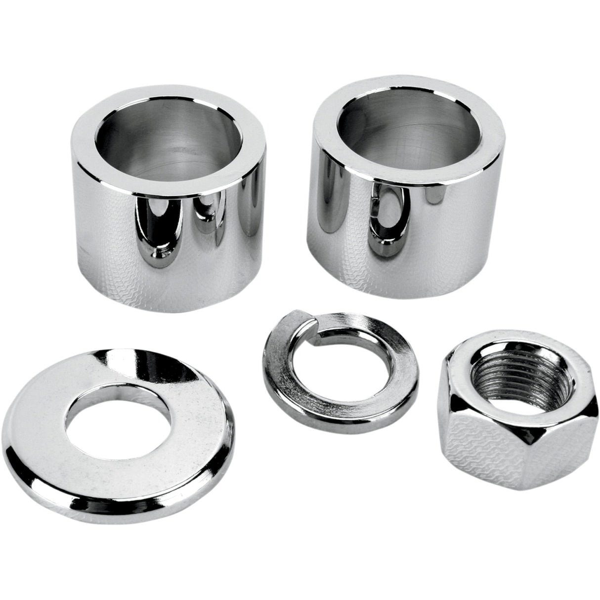 Colony Axle Spacer Nut Kit Front - 2507-5 For Harley Touring 2008-2017