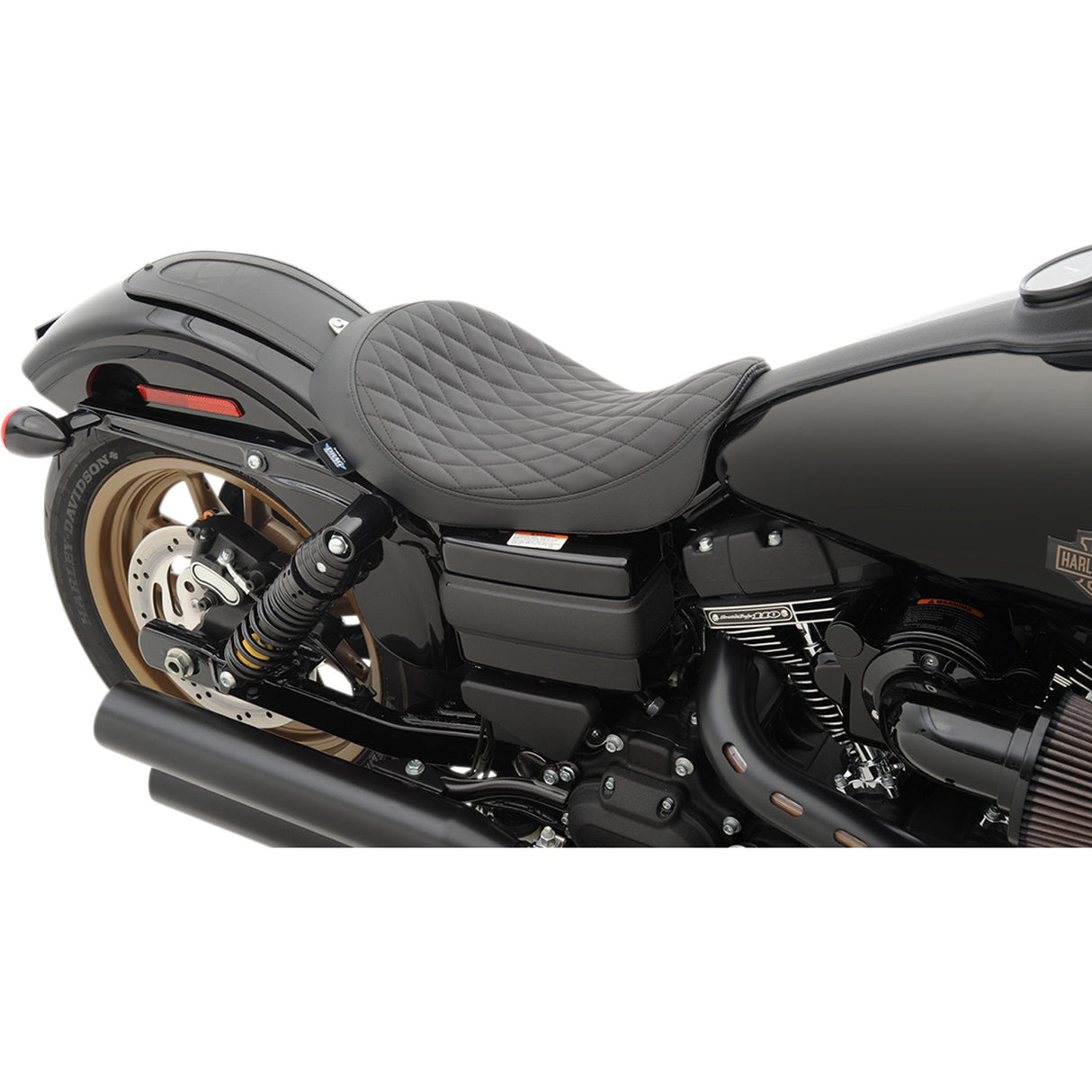Drag Specialties Low Seat - 0803-0547 For Harley Motorcycles 2006-2017