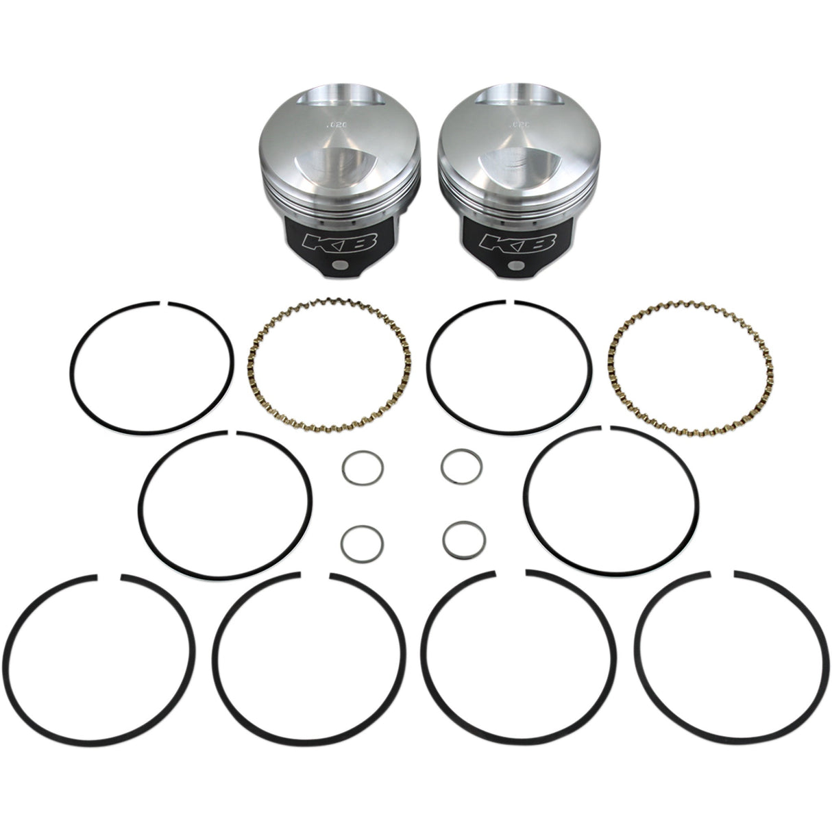 KB PERFORMANCE DS-751261 KB297.020 Hypereutectic Piston Kit Piston Kit