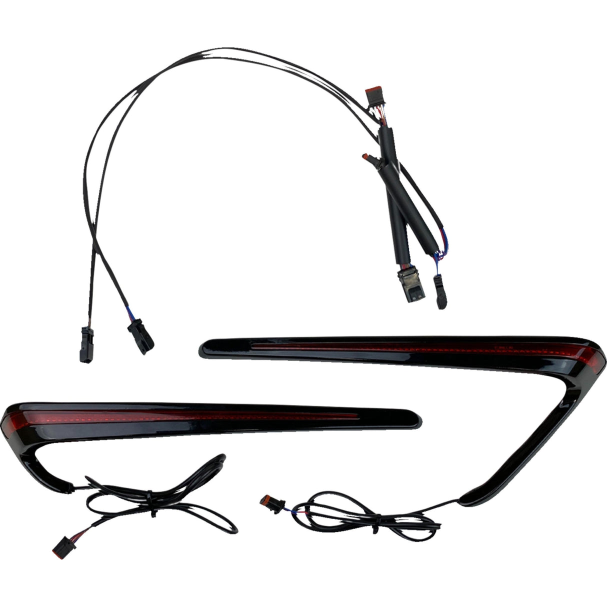CUSTOM DYNAMICS 2040-3197 CD-LRST-BAG-RB LED Saddlebag Lights - Red Lens