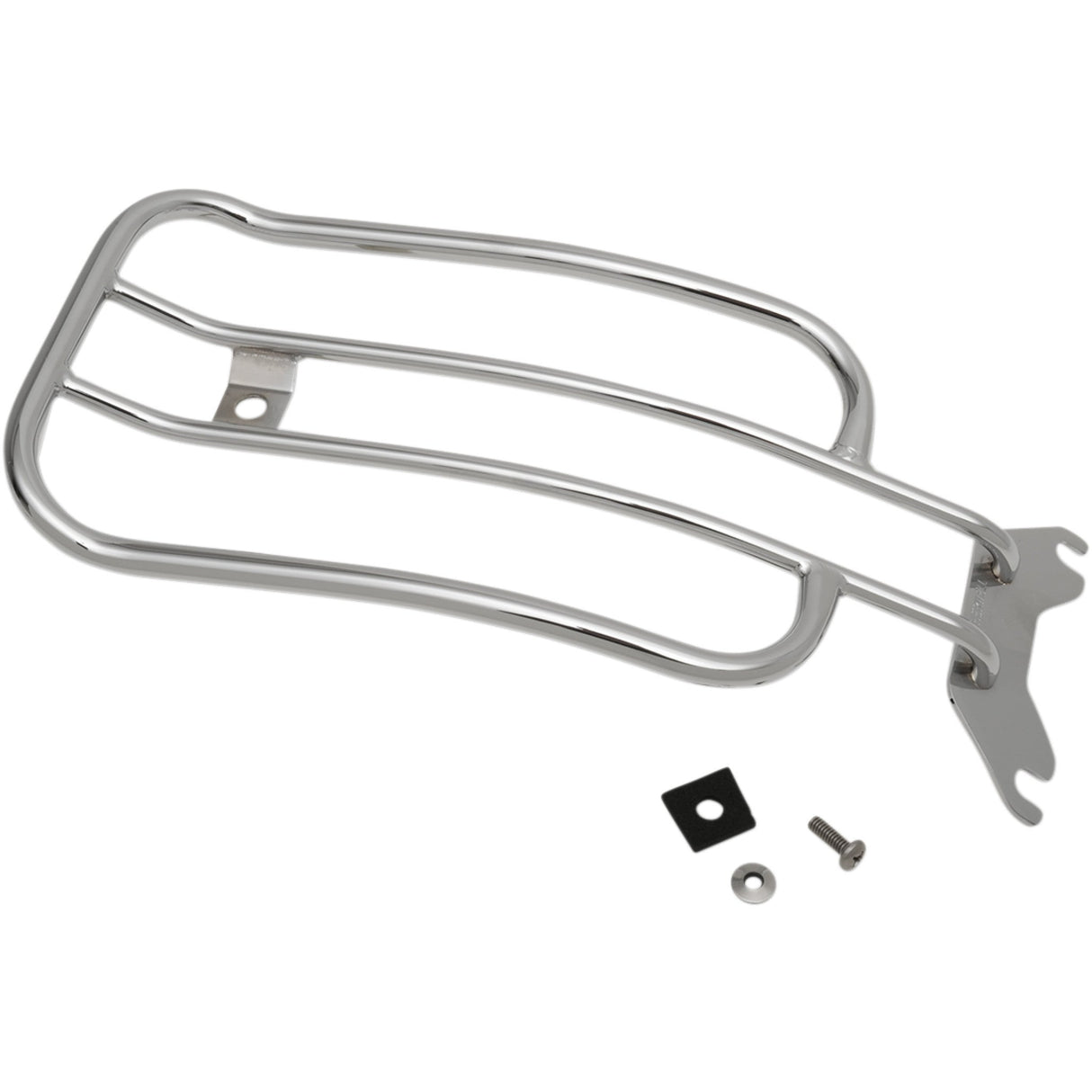 MOTHERWELL 1510-0417 MWL-137-18-CH 7" Solo Luggage Rack Luggage Rack - Chrome - FLHC