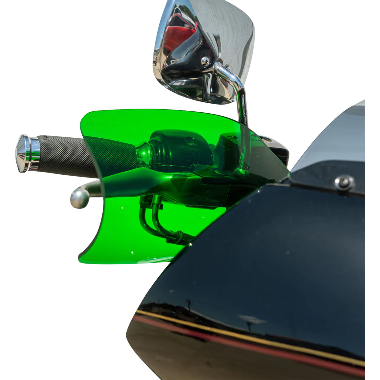 KLOCK WERKS 0635-2831 KWS-01-0132-CC Flare® Handguards harley-davidson cable clutch - green